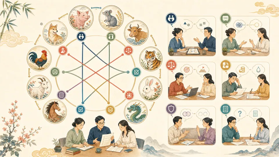Sáu cặp Tương Hại được dùng để nhận diện khác biệt kỳ vọng và mở đối thoại thực tế