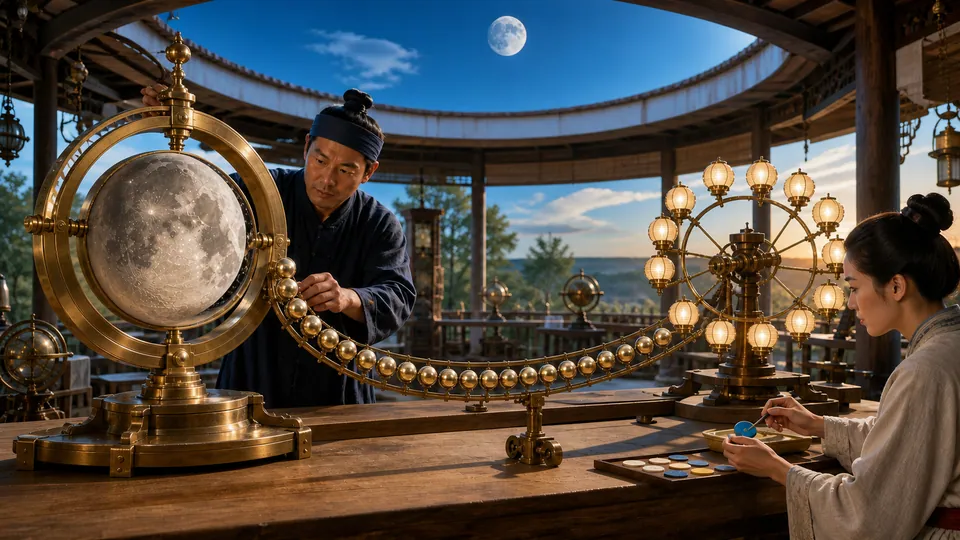 Cơ cấu quan sát phân nhánh từ tháng sang chuỗi ngày và vòng mười hai canh giờ