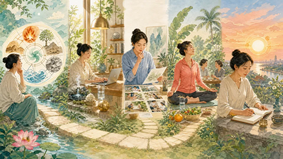 Năm bước thực hành cân bằng môi trường nghề nghiệp sức khỏe và phản tỉnh trong bối cảnh Vận 9