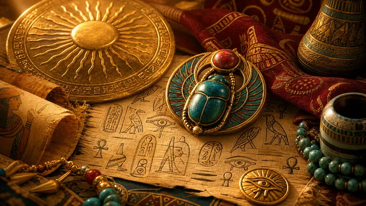 Biểu tượng thần thoại Ai Cập cổ đại và lăng kính Archetype tâm lý học