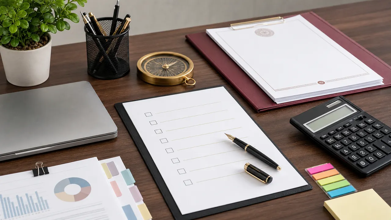 Checklist kiểm tra điều khoản, tài chính và hồ sơ trước ngày ký hợp đồng